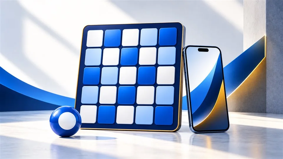 Bingo digital com cartela e celular